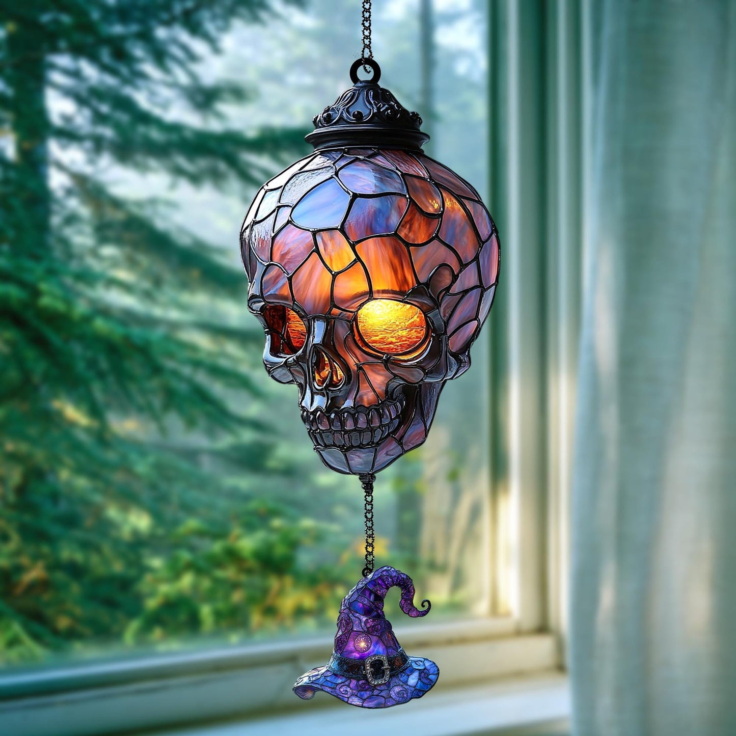 Miniyou™Vintage Gothic Skull Suncatcher