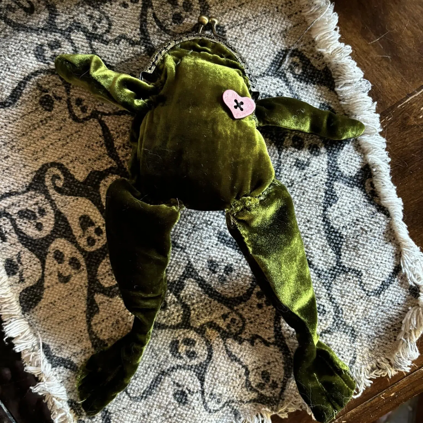 TAILEDEN™🐸👛Velvet, Frog Coin Purse