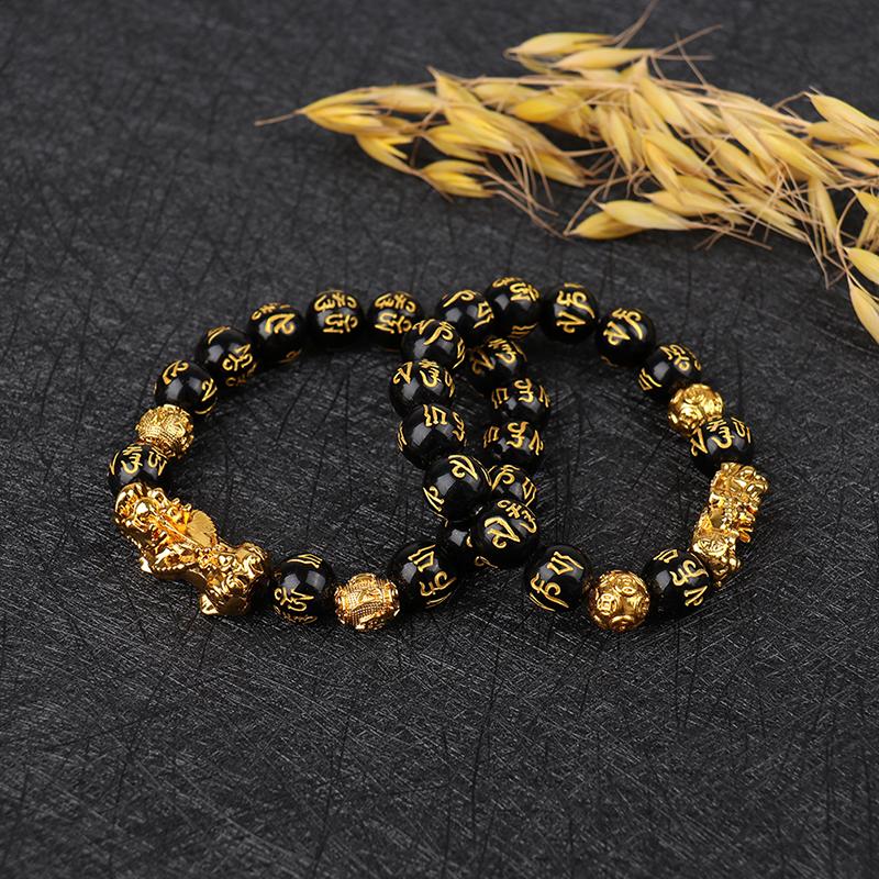 🔥🎉DIYSTAR Pi Xiu Obsidian Bracelet – Unlock Wealth & Attract Good Fortune