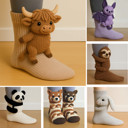 Cozy Animal Socks 🐾 – Cute, Comfy & Full of Personality!（副本）