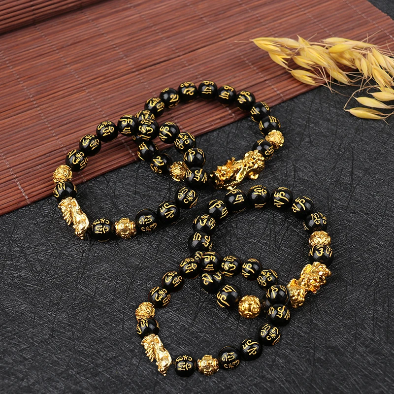🔥🎉DIYSTAR Pi Xiu Obsidian Bracelet – Unlock Wealth & Attract Good Fortune