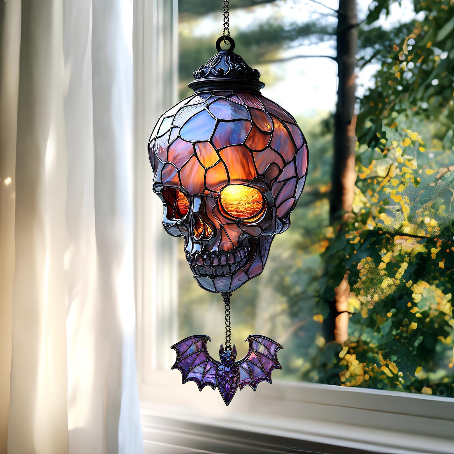 Miniyou™Vintage Gothic Skull Suncatcher