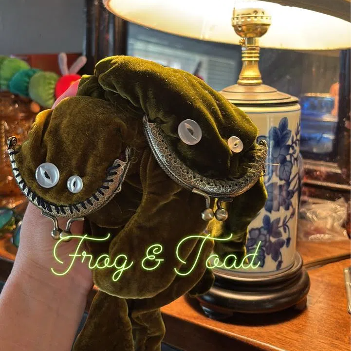 TAILEDEN™🐸👛Velvet, Frog Coin Purse