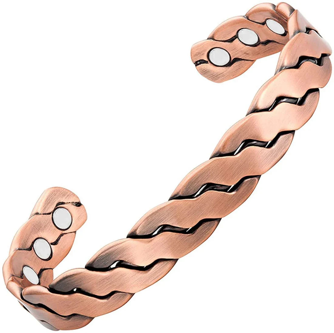 🔥 60% OFF – Last 3 Hours! ⏰ TAILEDEN® Magnetic Copper Bracelet for Women | Pure Copper + 3800 Gauss Magnets