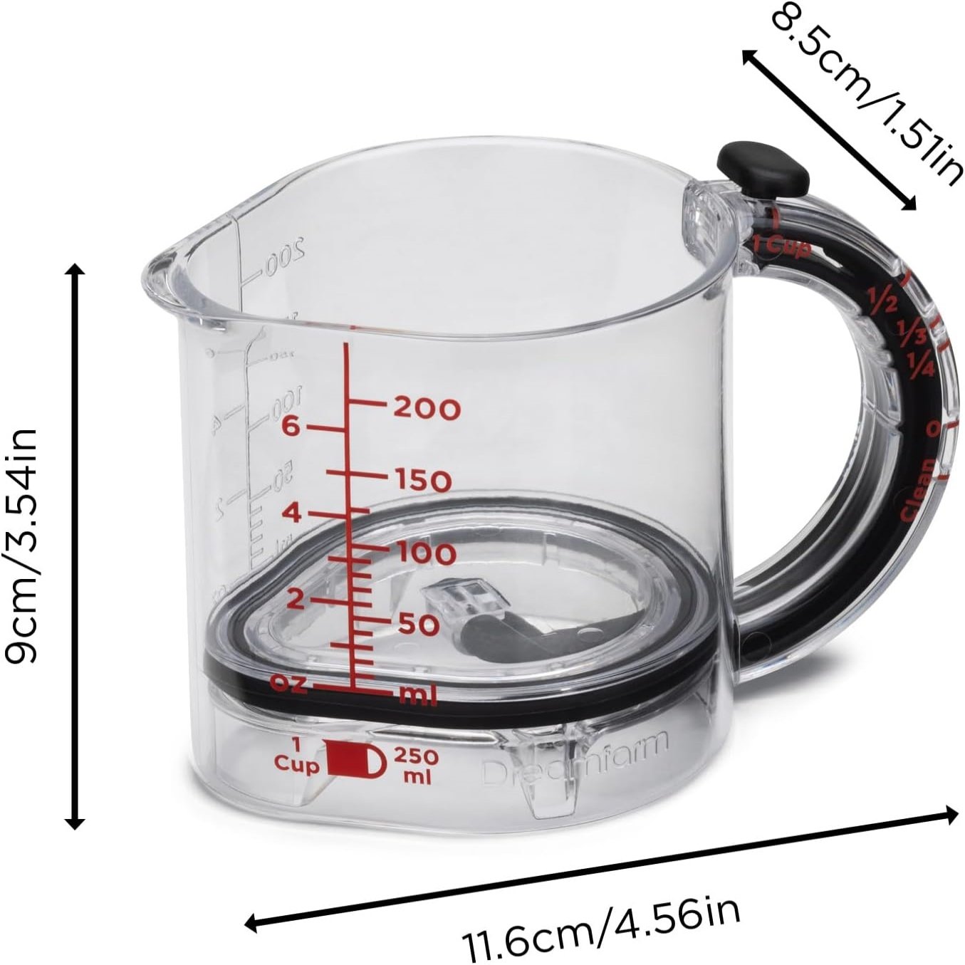 QIAWI ™4-in-1 Adjustable Measuring Cup