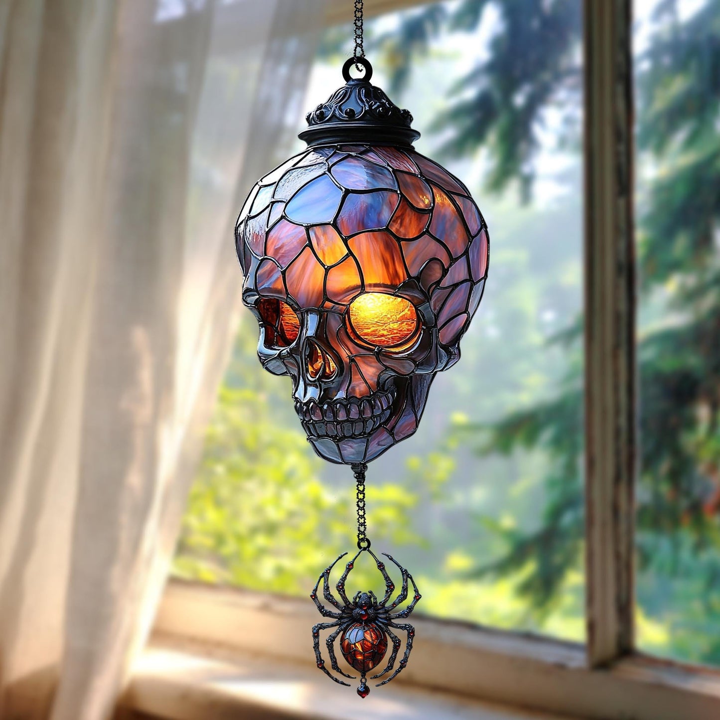 Miniyou™Vintage Gothic Skull Suncatcher