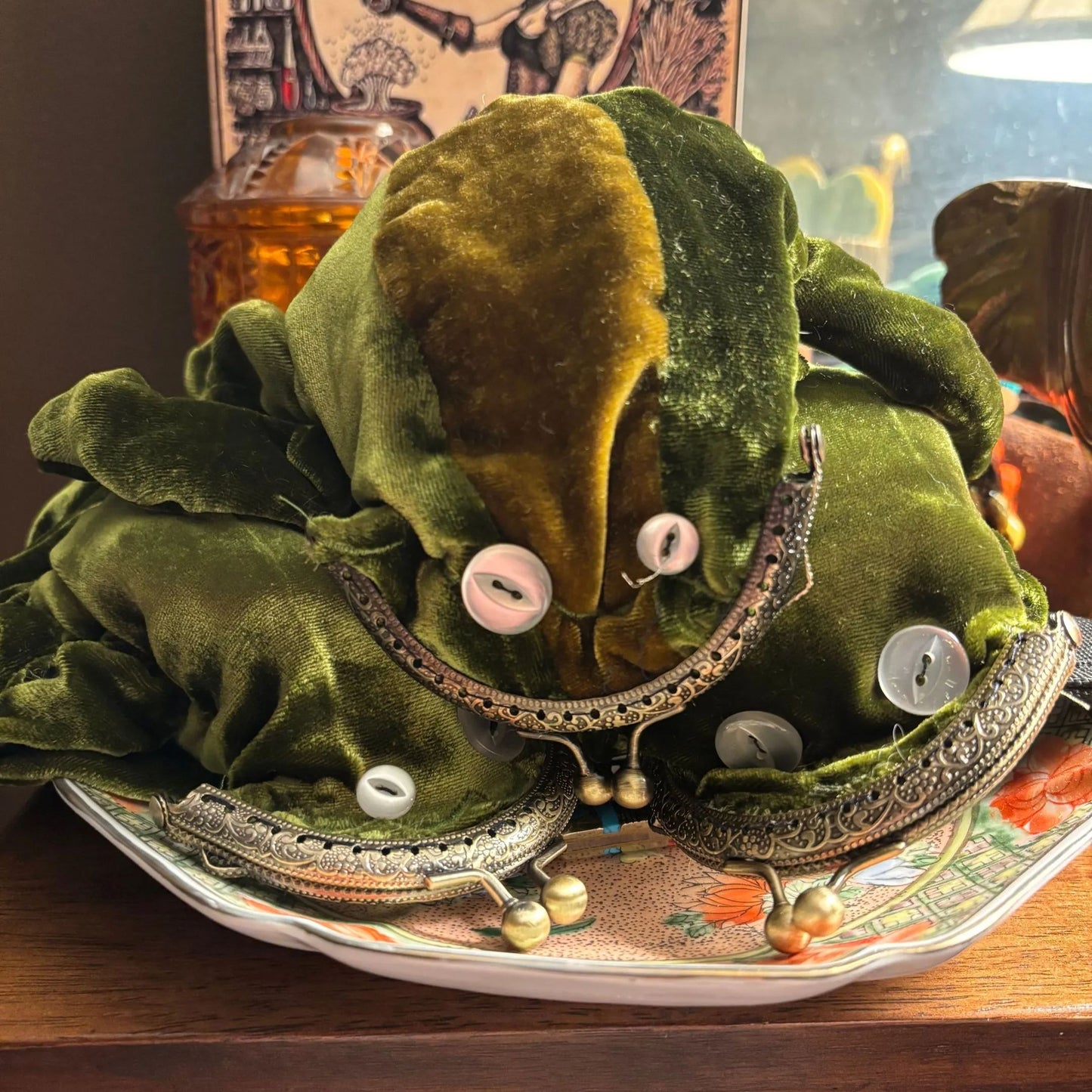 TAILEDEN™🐸👛Velvet, Frog Coin Purse