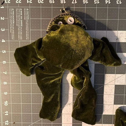 TAILEDEN™🐸👛Velvet, Frog Coin Purse