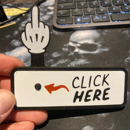 LOVILDS™The "Click Here" Surprise Button - Hilarious Prank Toy
