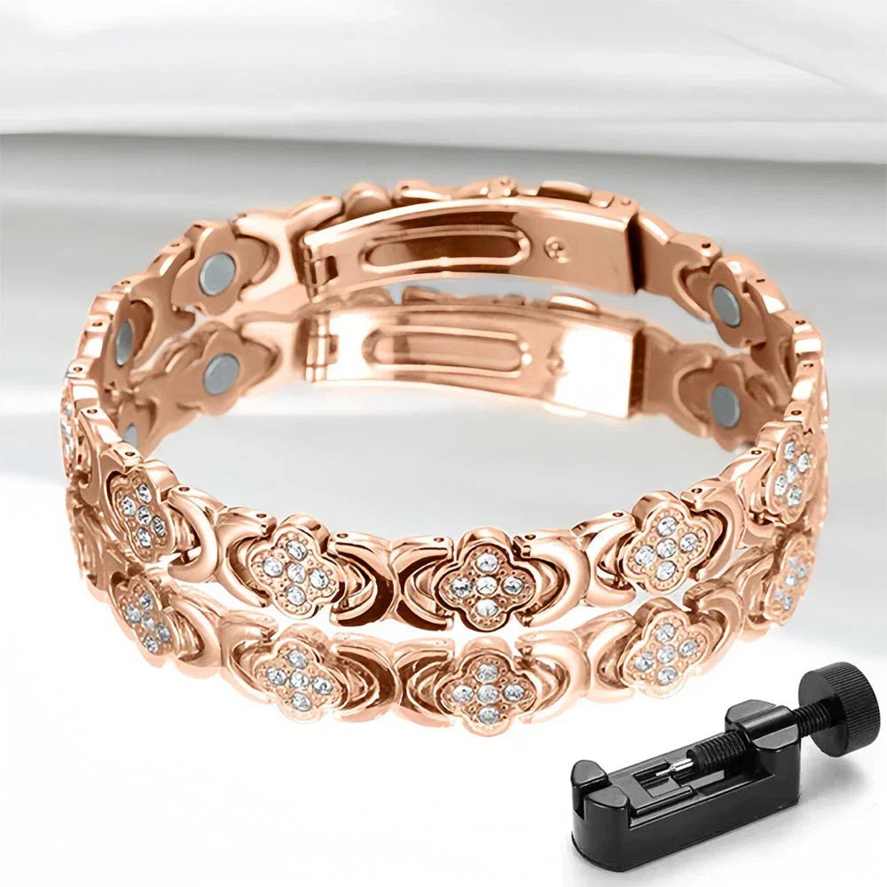 🔥 60% OFF – Last 3 Hours! ⏰ TAILEDEN® Magnetic Copper Bracelet for Women | Pure Copper + 3800 Gauss Magnets