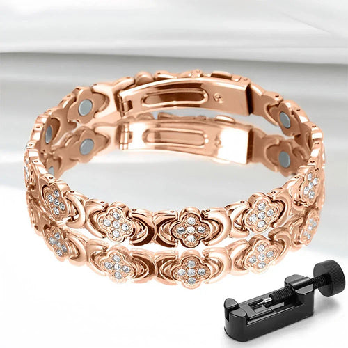 🔥 60% OFF – Last 3 Hours! ⏰ TAILEDEN® Magnetic Copper Bracelet for Women | Pure Copper + 3800 Gauss Magnets